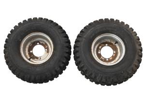 Polaris - 07 Polaris Outlaw 90 Rear Wheels Rims & Tires 9X8 4/110 18X9.5-8 - Image 2