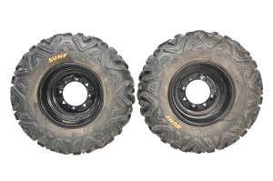Polaris - 14 Polaris Ranger Crew 570 4x4 Front Wheels Rims & Tires 25X8-12 4/156 12X6 Sunf - Image 2