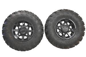 24 Polaris Ranger 1000 Premium Front Wheels Rims & Tires 4/156 12X6 Carlisle 26X9-12