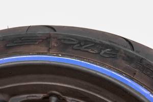 Suzuki - 00 Suzuki Katana 600 Rear Wheel Rim Rotor Sprocket & Tire 170/60Zr17 GSX600F - Image 4