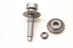 Yamaha - 89 Yamaha Moto-4 250 2x4 Transmission Bevel Middle Gears Output Shaft YFM250W - Image 2