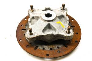 11 Polaris Trail Boss 330 2x4 Front Wheel Hub & Rotor Left
