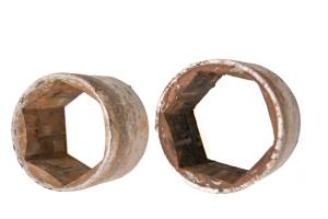 00 Polaris Trail Blazer 250 2x4 Rear Axle Retainer Nuts