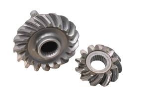 16 Yamaha Wolverine 700 Transmission Bevel Gears Output Shaft YXE700