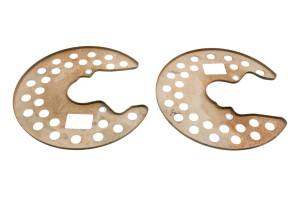 Yamaha - 01 Yamaha Raptor 660 2x4 Front Brake Disc Guards Left & Right YFM660R - Image 2