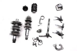 02 Yamaha YZ250F Transmission Shift Forks & Drum