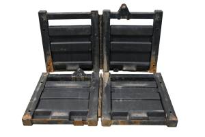 19 Kawasaki Mule PRO-DXT EPS 4x4 Left & Right Cargo Box Side Cover Panels & Brackets KAF1000