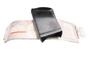 01 Polaris Indy Supersport 550 Edge Outer Belt Clutch Cover & Air Outlet Duct