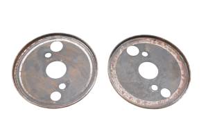 Kawasaki - 04 Kawasaki KFX50 Front Brake Plate Covers - Image 1