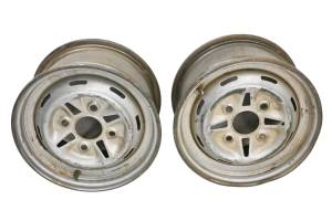 Yamaha - 03 Yamaha Kodiak 450 4x4 Front Wheels Rims 12X6 4/110 YFM450F - Image 1