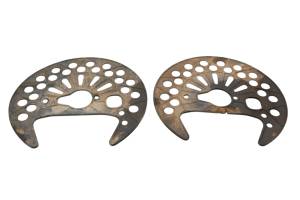 Polaris - 08 Polaris Outlaw 525 S Front Brake Discs Rotors Guards - Image 2