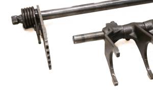 Suzuki - 98 Suzuki Quadrunner 160 2x4 Transmission Shift Forks & Drum LT160 For Parts - Image 3