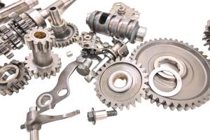 Suzuki - 88 Suzuki Quad Runner 250 4x4 Transmission Shift Forks & Drum LT4WD - Image 3