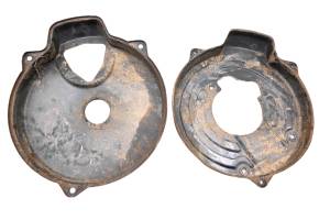Yamaha - 86 Yamaha Moto-4 200 Rear Brake Drum Cover Housing YFM200N - Image 3