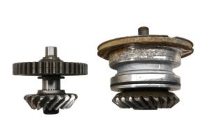 Yamaha - 02 Yamaha Grizzly 660 4x4 Transmission Bevel Gears Output Shaft YFM660F - Image 3