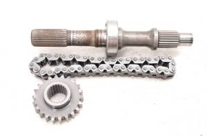 02 Polaris Sportsman 700 4x4 Transmission Output Shaft & Chain