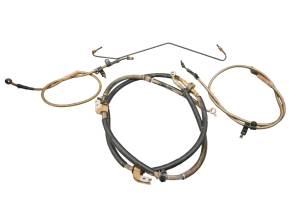 Yamaha - 17 Yamaha Wolverine 700 EPS Hunter Brake Lines Front & Rear YXE700 - Image 2