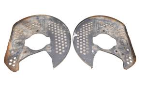 Suzuki - 00 Suzuki Quadmaster 500 4x4 Front Brake Guard Covers LTA500F - Image 2