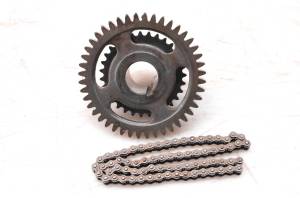 Yamaha - 05 Yamaha Grizzly 660 4x4 Crank Gear & Chain YFM660F - Image 3