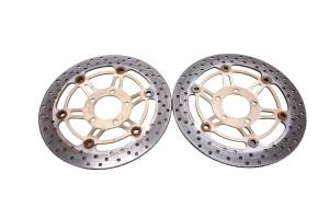 Suzuki - 01 Suzuki Katana 750 Front Brake Rotors Discs GSX750F - Image 2