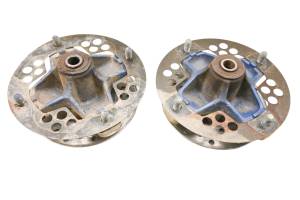 88 Yamaha Warrior 350 Front Wheel Hubs & Rotors Left & Right YFM350X