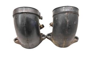 Kawasaki - 04 Kawasaki Prairie 700 4x4 Intake Manifold Carburetor Boots KVF700 - Image 2