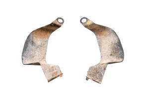 01 Yamaha Wolverine 350 4x4 Front Axle Guards Brackets Mounts Left & Right YFM350FX