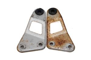 Kawasaki - 87 Kawasaki Mojave 110E 2x4 Front Headlight Support Brackets Mounts KLF110 - Image 3