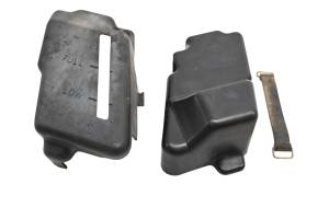 90 Kawasaki Mojave 250 2x4 Coolant Overflow Radiator Bottle Cover KSF250