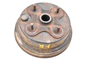 93 Yamaha Big Bear 350 4X4 Front Right Brake Drum Assembly YFM350FW