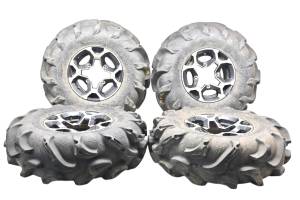 19 Can-Am Outlander 570 XMR Front & Rear Wheels Rims & Tires 28X9-12 28X11-12 4X137
