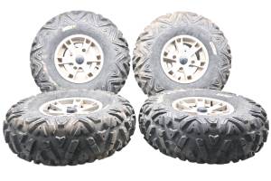 06 Can-Am Outlander 400 XT MAX Front & Rear Wheels Rims & Tires 27X11-12 27X9-12 4/137