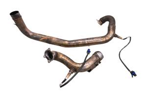 14 Can-Am Spyder ST S Header Exhaust Head Pipes Front Rear SE5