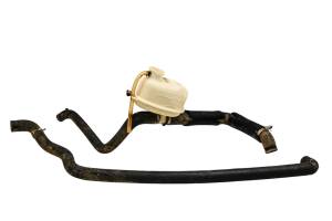 15 Can-Am Outlander 450 L 4x4 Coolant Overflow Radiator Bottle & Hoses