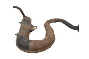 Suzuki - 97 Suzuki Quadsport 80 2x4 Muffler Exhaust Pipe LT80 - Image 2