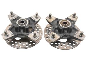 Suzuki - 08 Suzuki LTR450R Front Wheel Hubs & Rotors Left & Right Quadracer 450 - Image 1