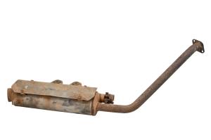 Kawasaki - 04 Kawasaki KFX700 2x4 Muffler Exhaust Pipe V-Force - Image 1