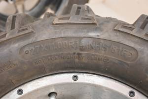 ITP - 12 Polaris Sportsman 500 HO 4x4 Front & Rear Wheels Rims & Tires 4/156 27X9-14 27X11-14 Mudlite ITP - Image 7