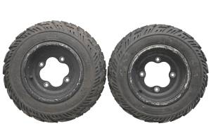 Honda - 02 Honda TRX400EX Front Wheels Rims & Tires 4/144 10X5.5 Cst Ambush At20X6-10 - Image 1