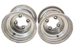 02 Honda TRX300EX Rear Wheels Rims 9X8 4/110 Sportrax 300 2x4