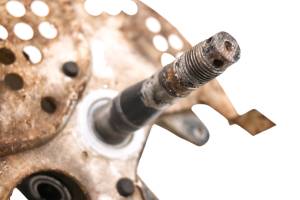 Kawasaki - 99 Kawasaki Mojave 250 2x4 Front Left Spindle Knuckle KSF250 - Image 4