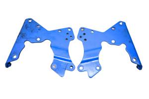 Suzuki - 88 Suzuki Quadsport 80 2x4 Rear Housing Plate Left & Right Brackets Mounts LT80 - Image 3