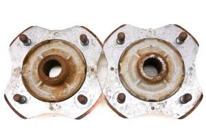 08 Kawasaki Brute Force 750 4x4i Front Wheel Hubs & Rotors Left & Right KVF750