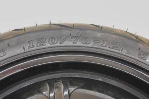Kawasaki - 25 Kawasaki Z125 Pro Rear Wheel Rim & Tire 120/70-12 - Image 4