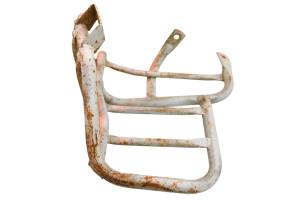 Kawasaki - 91 Kawasaki Mojave 250 2x4 Left Footrest Bracket Heel Guard KSF250 - Image 2