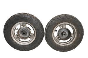 Honda - 88 Honda Elite 250 Front & Rear Wheels Rims & Tires 10X2.5 Bridgestone 4-10 CH250 - Image 2