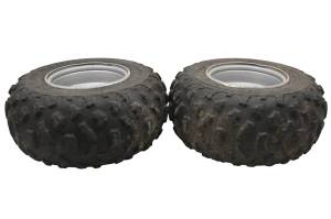 Kawasaki - 91 Kawasaki Mojave 250 2x4 Rear Wheels Rims & Tires At22X10-10 4/156 KSF250 - Image 3