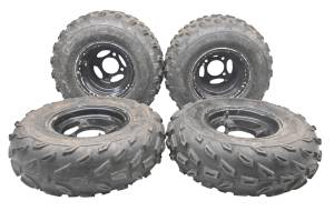 ITP - 05 Kawasaki KFX400 Front & Rear Wheels Rims & Tires 22X7-10 4/144 20X10-9 4/110 ITP LTZ400 - Image 2