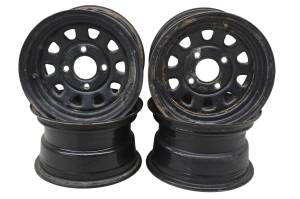 Honda - 13 Honda Rancher 420 4x4 Front & Rear Wheels Rims 12X7 4/110 TRX420FA - Image 1
