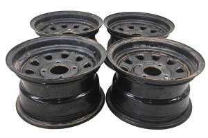 Honda - 13 Honda Rancher 420 4x4 Front & Rear Wheels Rims 12X7 4/110 TRX420FA - Image 3